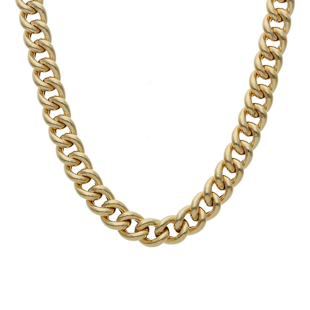COLLAR ORO 18KL BARBADO HUECO - 6MM - Longitud - Peso: 60cm-11.45 gr 