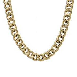 COLLAR ORO 18KL BARBADO HUECO - 7MM - Longitud - Peso: 60cm-15.50 gr 