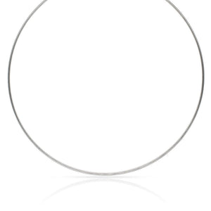 COLLAR ORO 18KL BLANCO 2MM - Peso: 15.65 gr 