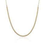 COLLAR ORO 18KL BOLAS TALLADAS - Peso: 5.65 gr 