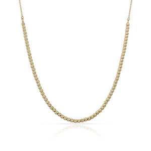 COLLAR ORO 18KL BOLAS TALLADAS - Peso: 5.65 gr 