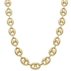 COLLAR ORO 18KL CALABROTE HUECO - 12MM - Longitud - Peso: 50cm-40.05 gr 