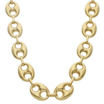 COLLAR ORO 18KL CALABROTE HUECO - 17MM - Longitud - Peso: 50cm-83.05 gr 