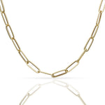 COLLAR ORO 18KL ESLABONES OVALADOS - 4.50MM - Longitud - Peso: 50cm-7.00 gr 