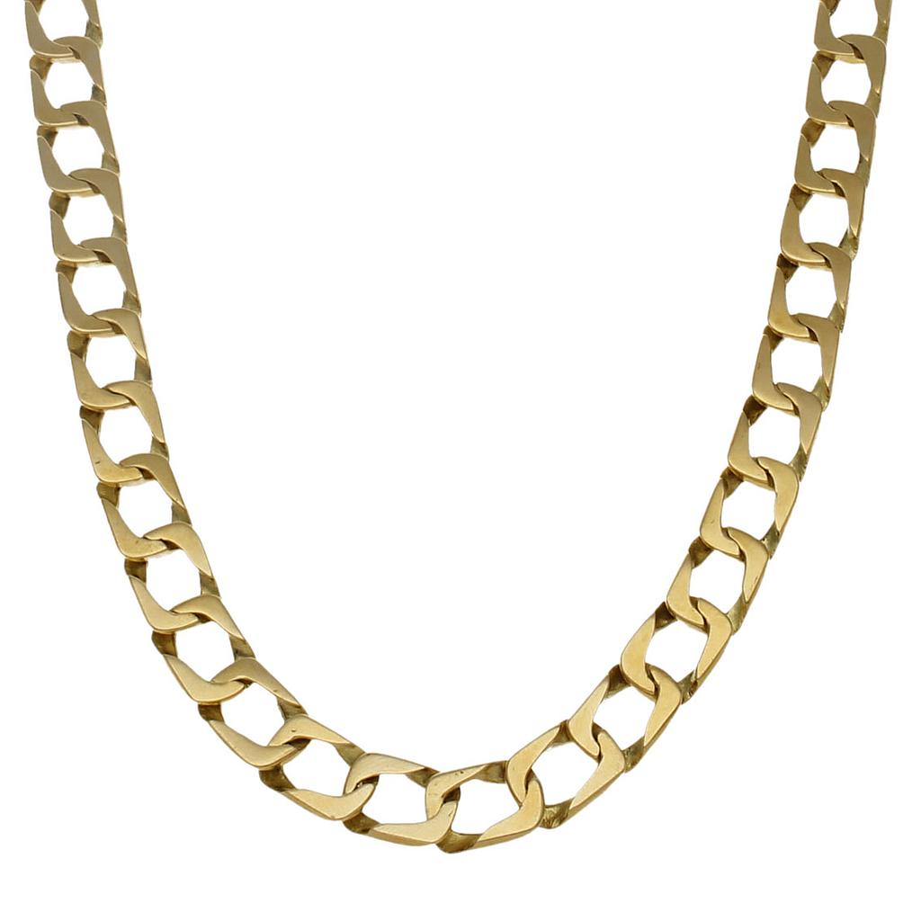 COLLAR ORO 18KL FUNDIDO 11MM - Longitud - Peso: 60cm-103.50 gr 