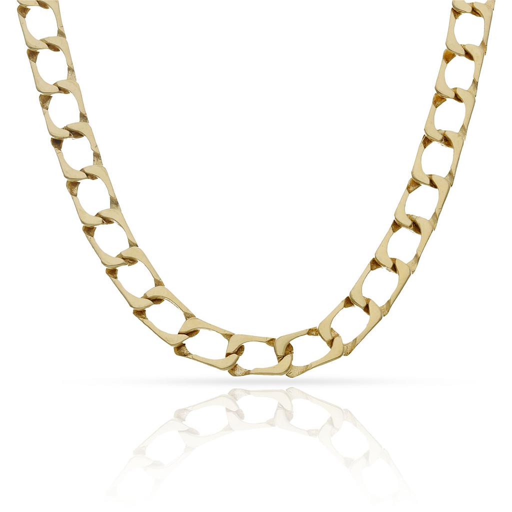 COLLAR ORO 18KL FUNDIDO - 6MM - Longitud - Peso: 50cm-27.95 gr 