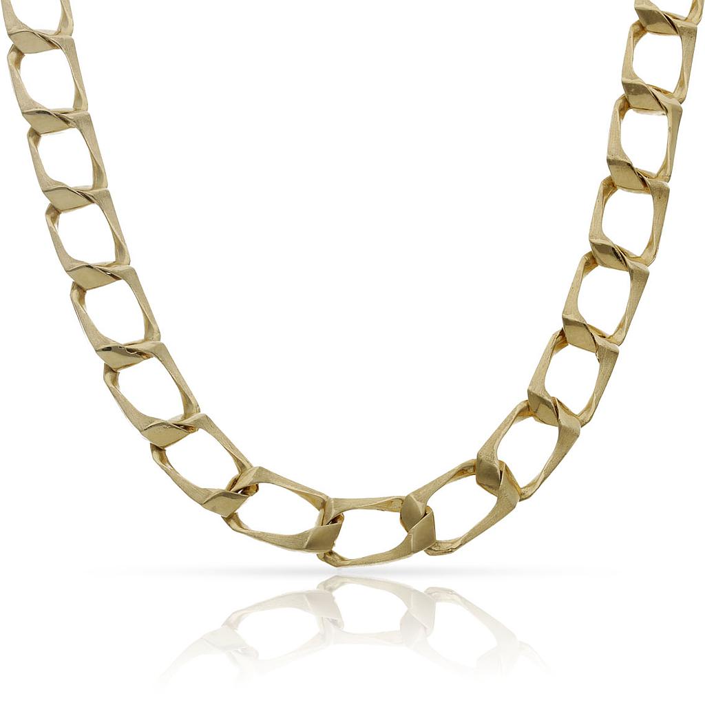 COLLAR ORO 18KL FUNDIDO -7MM - Longitud - Peso: 60cm-39.10 gr 