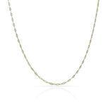 COLLAR ORO 18KL HUECO - 1MM - Longitud - Peso: 50cm-1.00 gr 