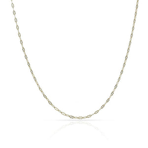COLLAR ORO 18KL HUECO - 1MM - Longitud - Peso: 50cm-1.00 gr 