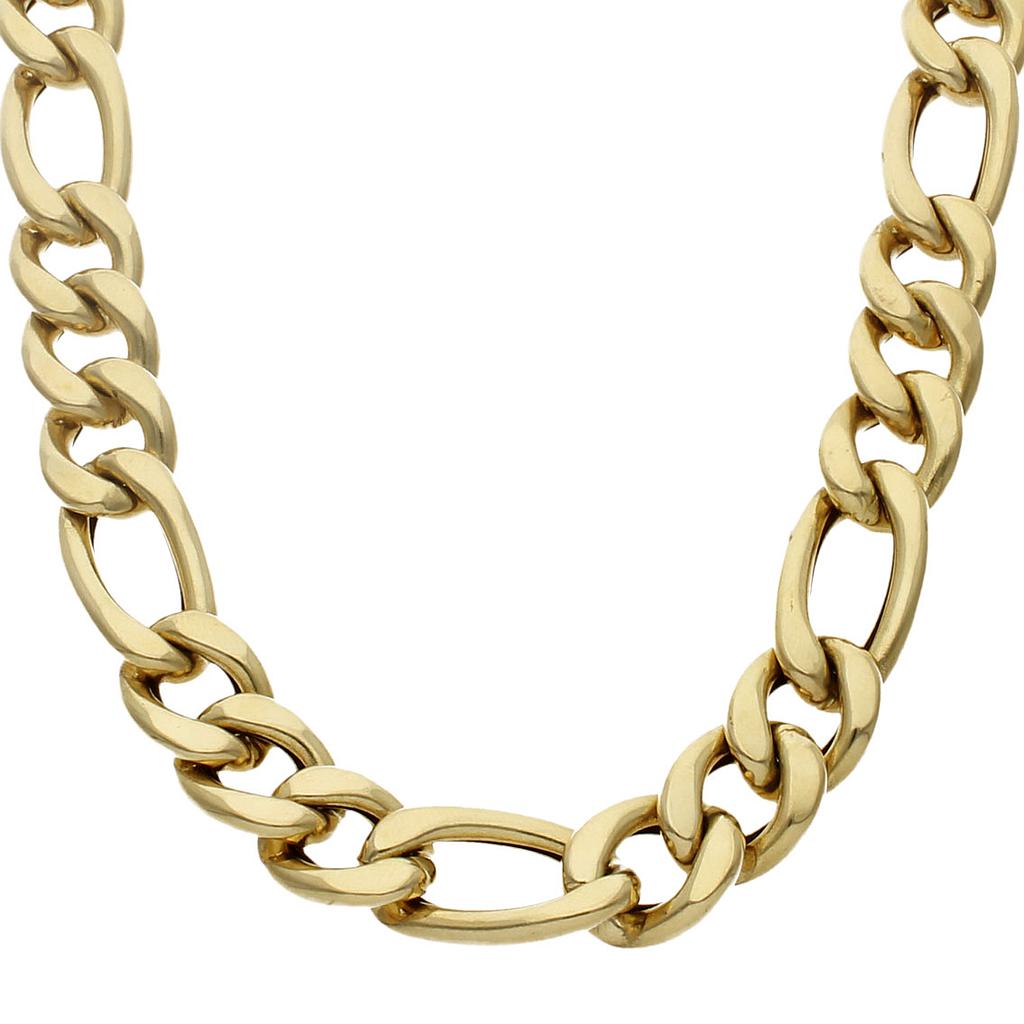 COLLAR ORO 18KL HUECO 3x1 - 15MM - Longitud - Peso: 70cm-106.70 gr 
