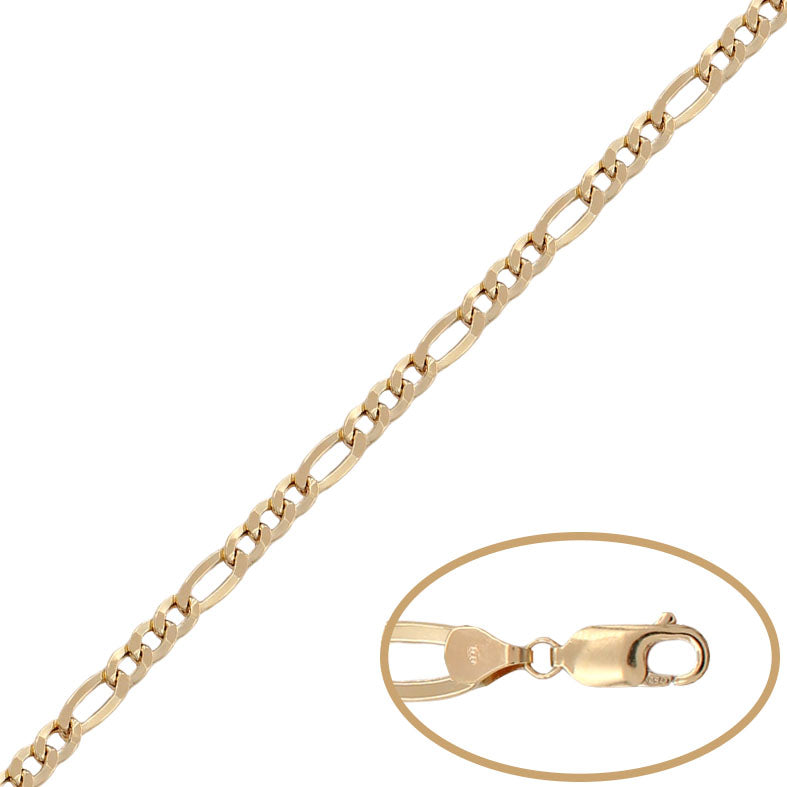 COLLAR ORO 18KL HUECO 3x1 - 5MM - Longitud - Peso: 60cm-13.55 gr 