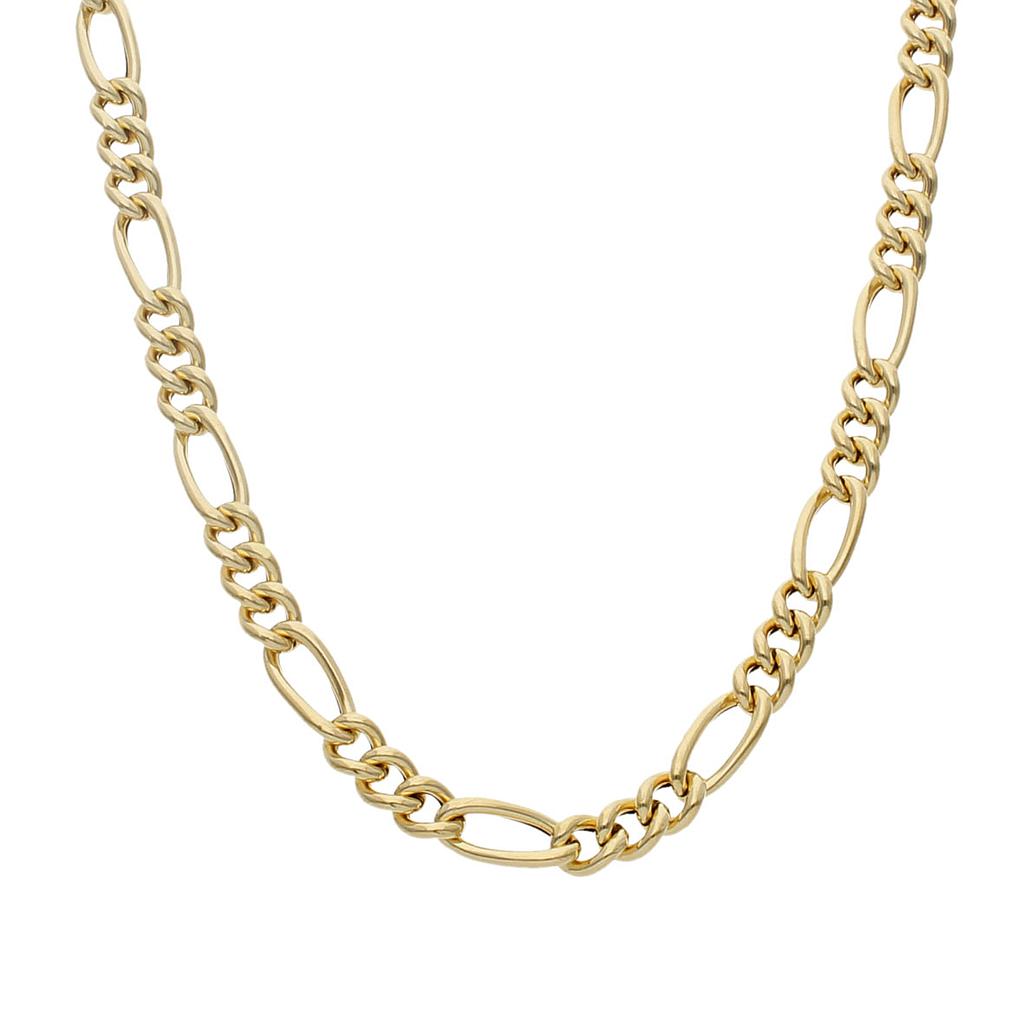 COLLAR ORO 18KL HUECO 3x1 - 6MM - Longitud - Peso: 50cm-9.10 gr 