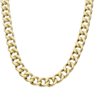 COLLAR ORO 18KL HUECO BARBADO - 11MM - Longitud - Peso: 50cm-50.90 gr 