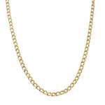 COLLAR ORO 18KL HUECO BARBADO - 3.50MM - Longitud - Peso: 50cm-8.25 gr 