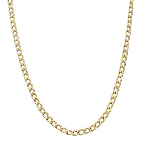 COLLAR ORO 18KL HUECO BARBADO - 3.50MM - Longitud - Peso: 60cm-9.10 gr 