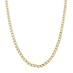COLLAR ORO 18KL HUECO BARBADO - 4MM - Longitud - Peso: 60cm-15.10 gr 