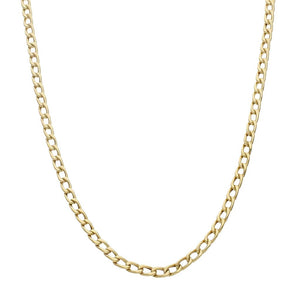 COLLAR ORO 18KL HUECO BARBADO - 4MM - Longitud - Peso: 60cm-15.10 gr 