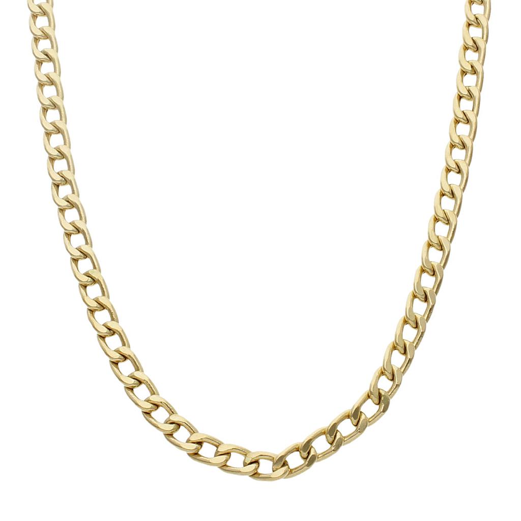 COLLAR ORO 18KL HUECO BARBADO - 6MM - Longitud - Peso: 60cm-24.15 gr 