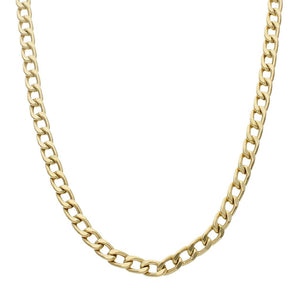 COLLAR ORO 18KL HUECO BARBADO - 6MM - Longitud - Peso: 60cm-26.95 gr 