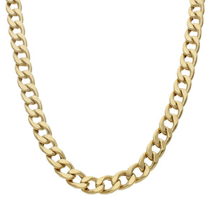 COLLAR ORO 18KL HUECO BARBADO - 9MM - Longitud - Peso: 60cm-53.50 gr 