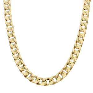 COLLAR ORO 18KL HUECO BARBADO - 9MM - Longitud - Peso: 60cm-56.55 gr 