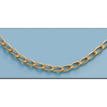 COLLAR ORO 18KL HUECO FIGARO - 9MM - Longitud - Peso: 60cm-48.10 gr 