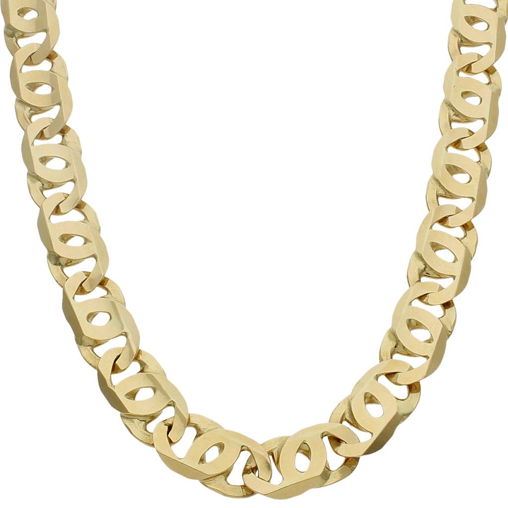 COLLAR ORO 18KL MACIZO - 13.50MM - Longitud - Peso: 60cm-180.60 gr 