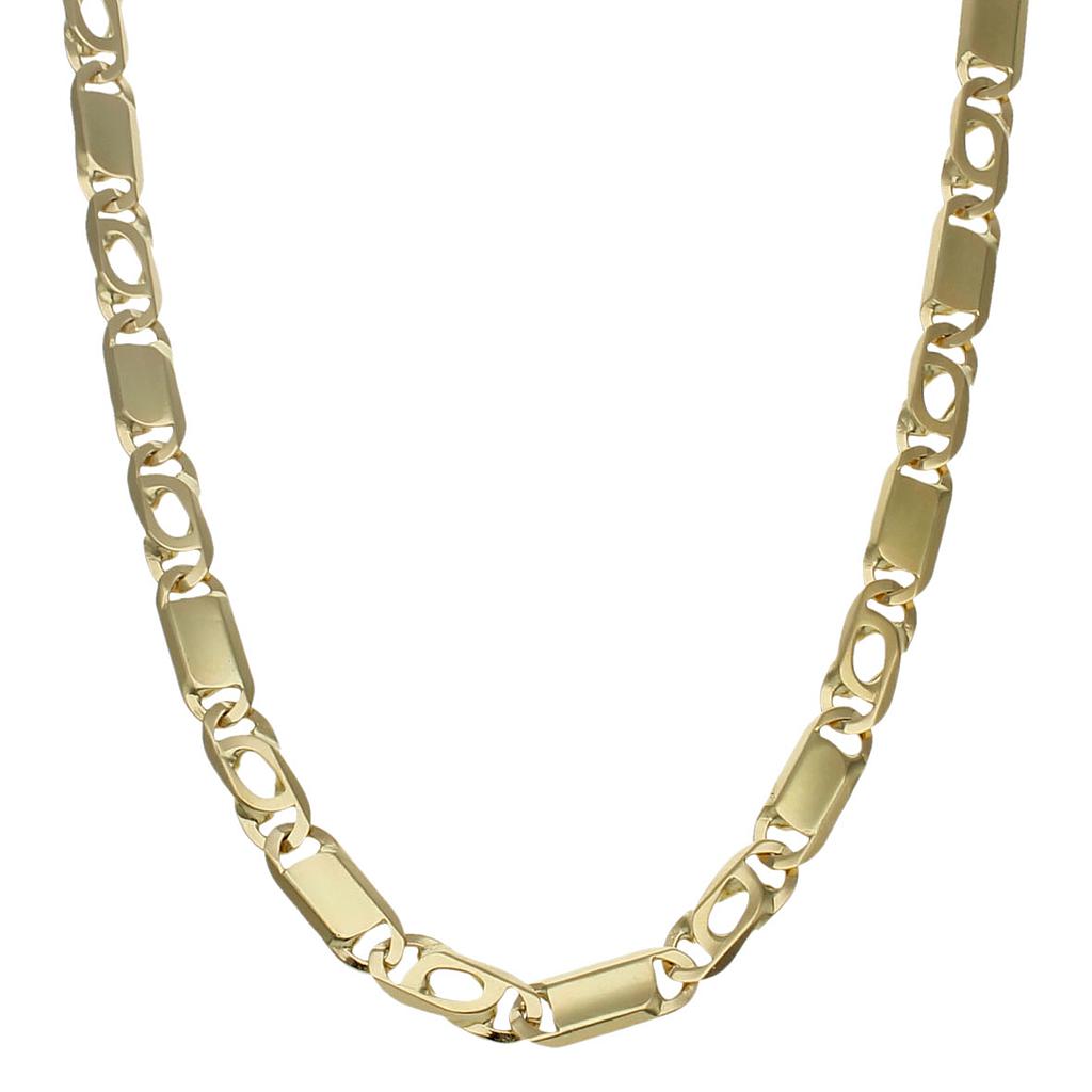 COLLAR ORO 18KL MACIZO - 7.50MM - Longitud - Peso: 60cm-78.15 gr 