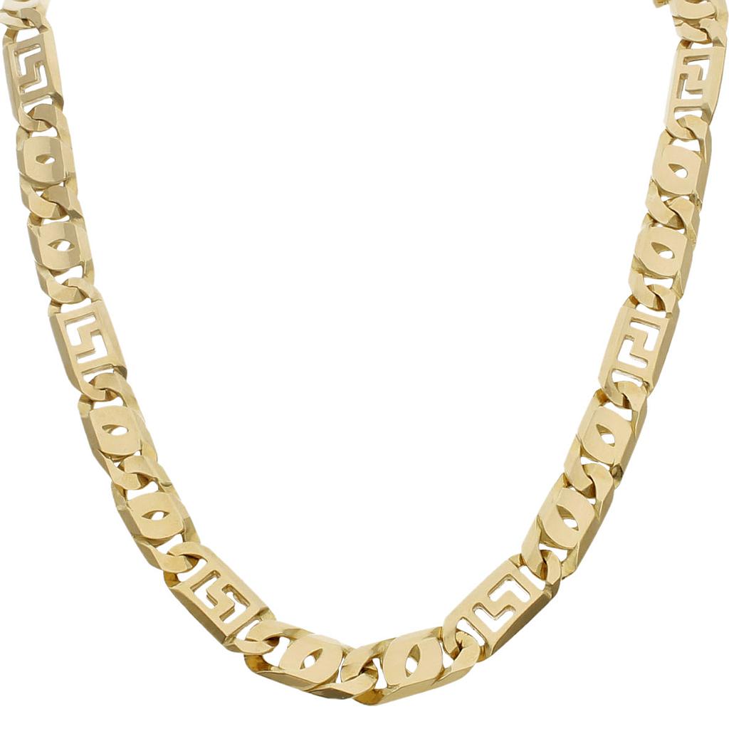 COLLAR ORO 18KL MACIZO - 9.50MM - Longitud - Peso: 60cm-108.65 gr 