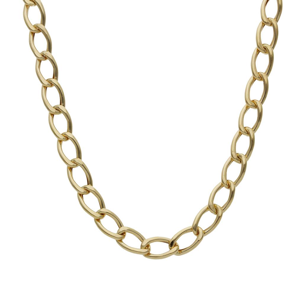 COLLAR ORO 18KL OVAL - 5MM - Longitud - Peso: 50cm-11.85 gr 