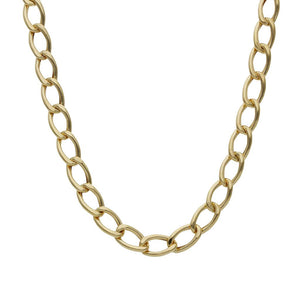 COLLAR ORO 18KL OVAL - 5MM - Longitud - Peso: 60cm-13.20 gr 