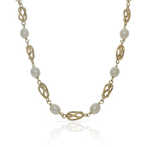 COLLAR ORO 18KL PERLA JOFA - Longitud - Peso: 50cm-11.50 gr 