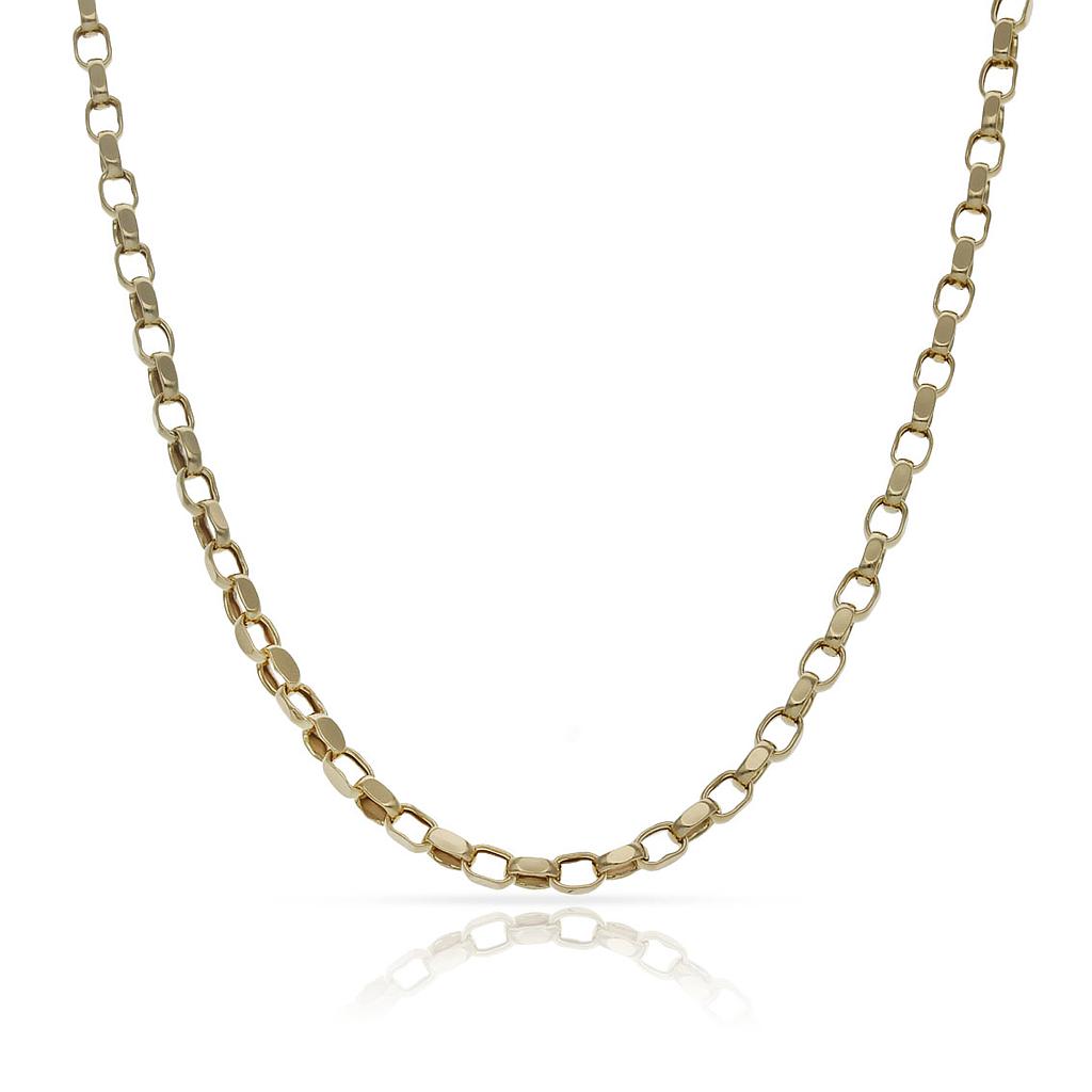 COLLAR ORO 18KL ROLOT HUECO - 2.50MM - Longitud - Peso: 45cm-3.50 gr 