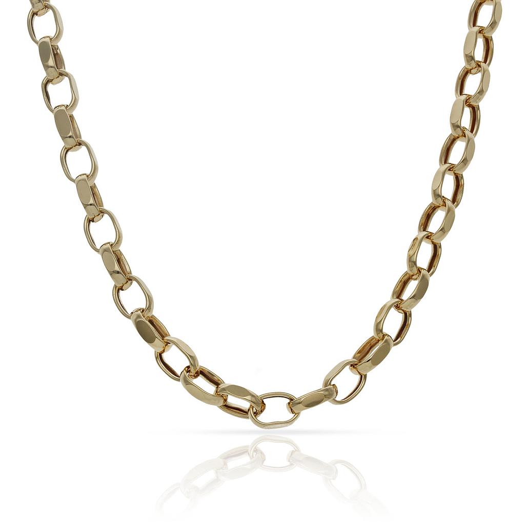 COLLAR ORO 18KL ROLOT HUECO - 4.50MM - Longitud - Peso: 60cm-10.20 gr 