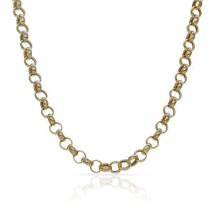 COLLAR ORO 18KL ROLOT HUECO - 4MM - Longitud - Peso: 60cm-7.60 gr 
