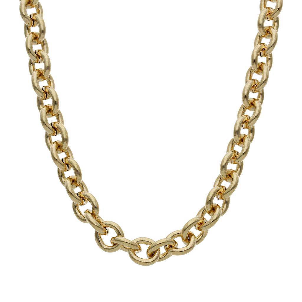 COLLAR ORO 18KL ROLOT HUECO - 7MM - Longitud - Peso: 50cm-8.90 gr 