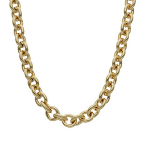 COLLAR ORO 18KL ROLOT HUECO - 7MM - Longitud - Peso: 50cm-8.95 gr 