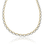 COLLAR ORO 18KL TROQUELADO BICOLOR - Peso: 11.45 gr 