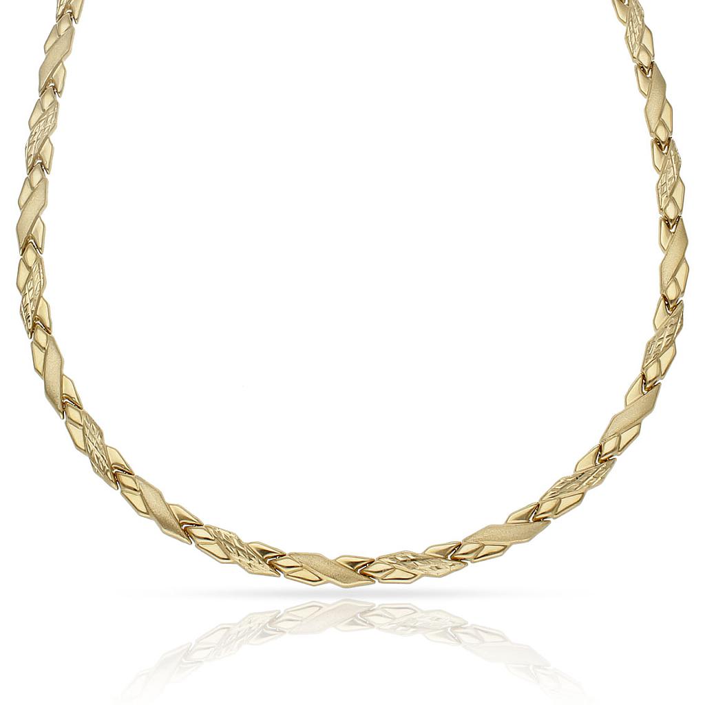COLLAR ORO 18KL TROQUELADO - Peso: 12.50 gr 