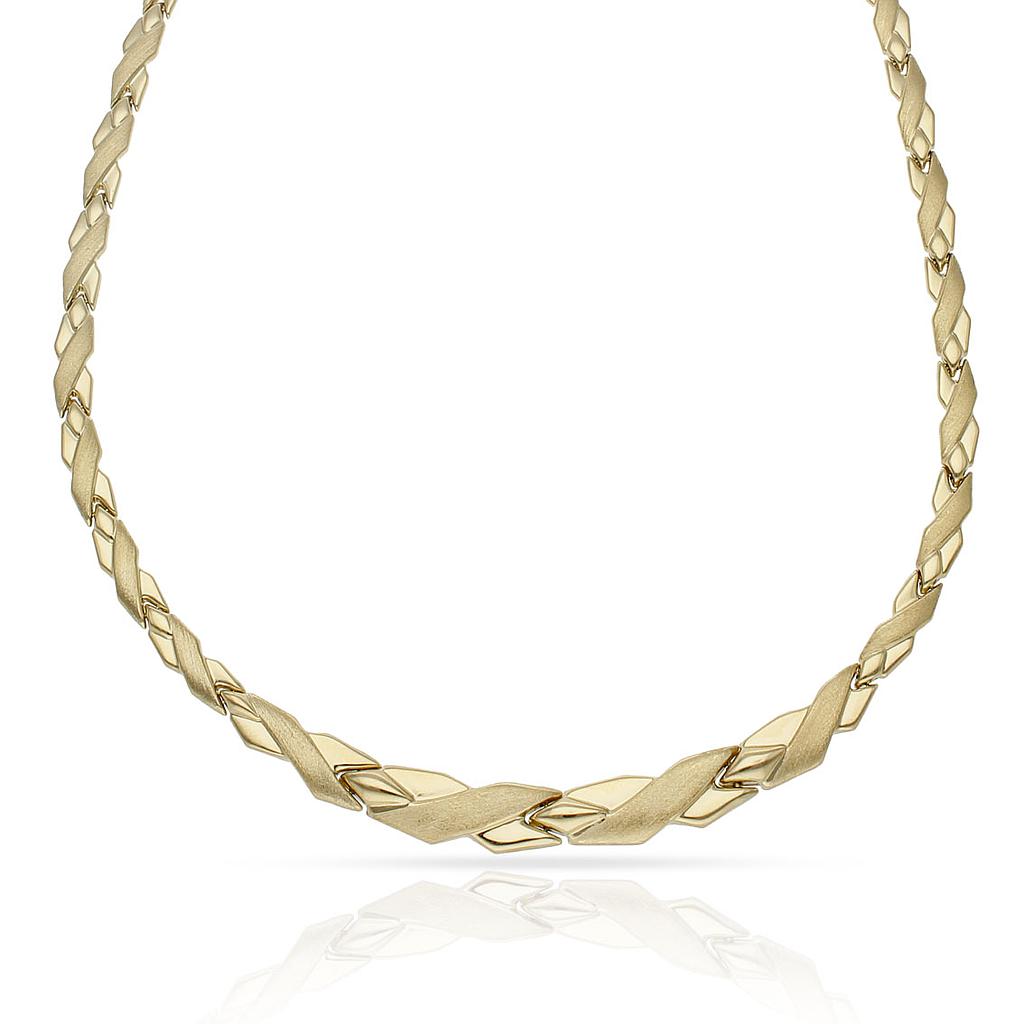 COLLAR ORO 18KL TROQUELADO - Peso: 14.35 gr 