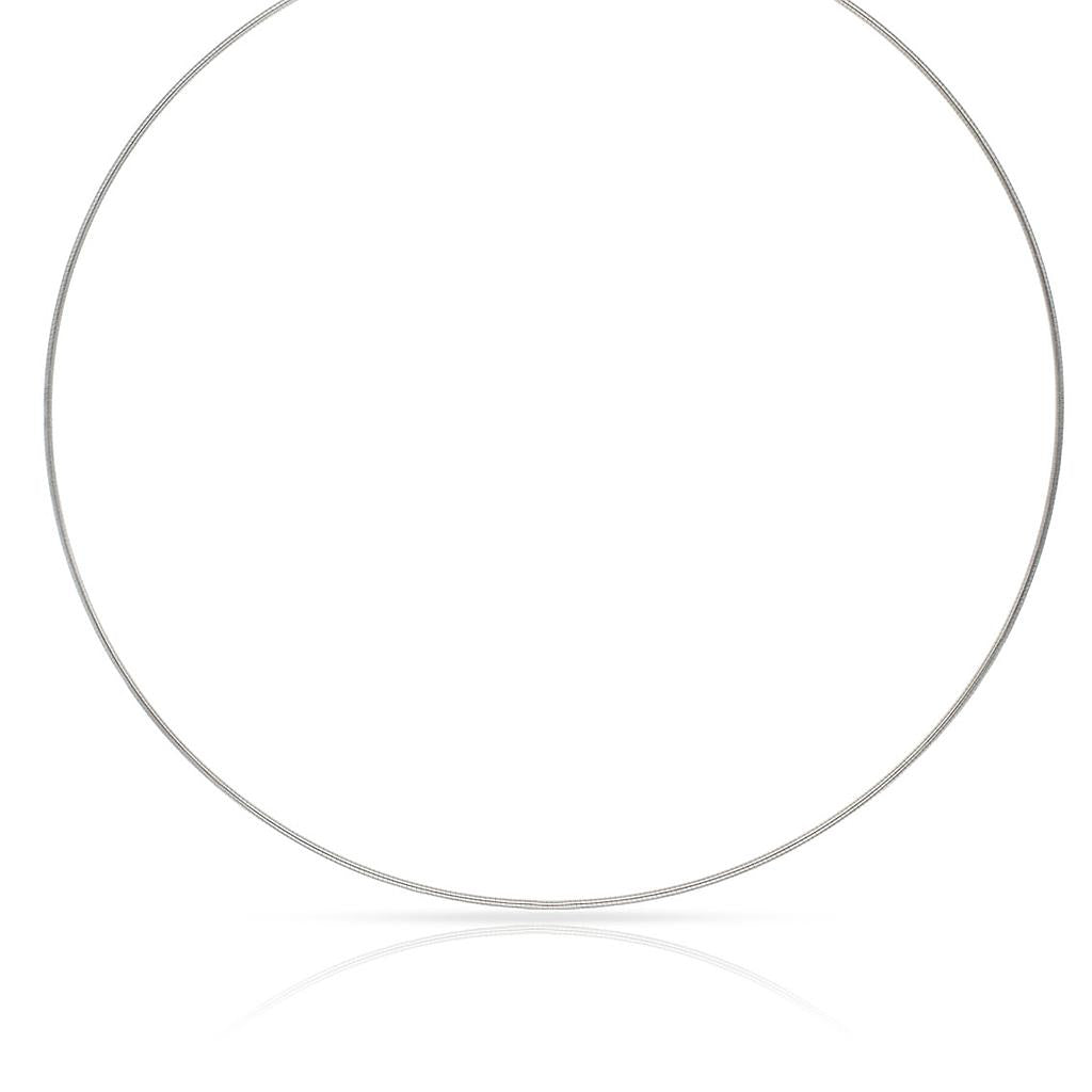 COLLAR ORO BLANCO 18KL 1.40MM - Peso: 9.15 gr 