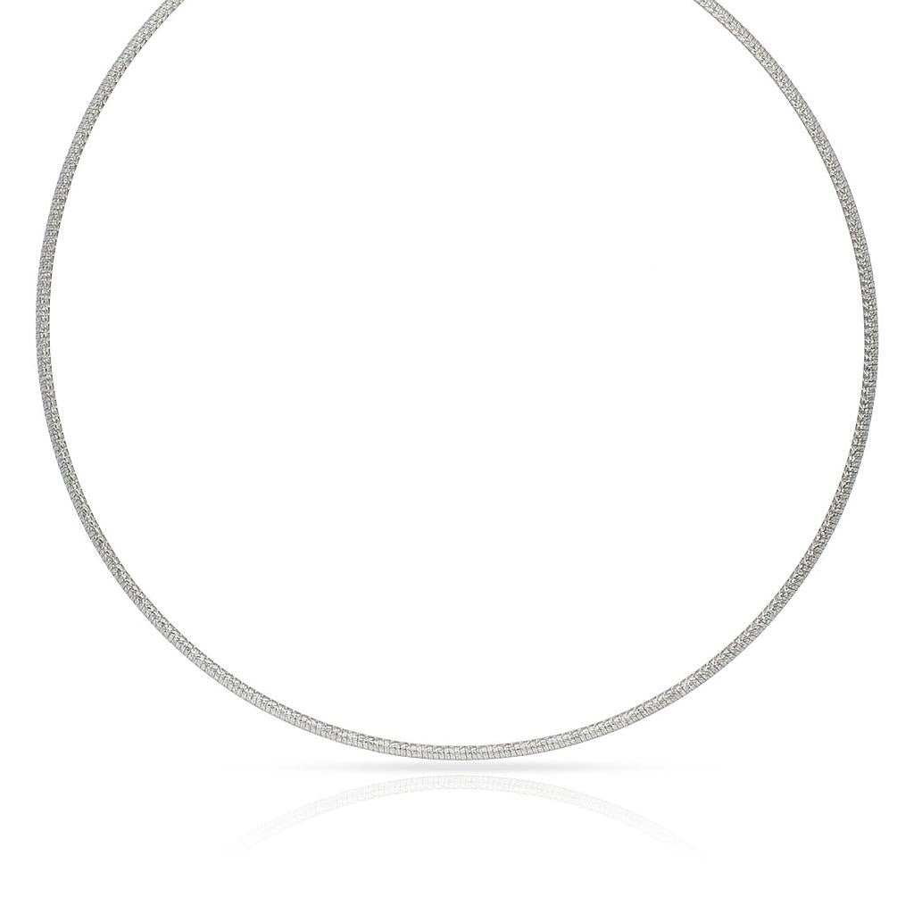 COLLAR ORO BLANCO 18KL - 2.50MM - Peso: 13.05 gr 