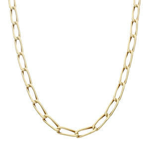 COLLAR ORO FIGARO 18KL - 6MM - Longitud - Peso: 50cm-17.65 gr 