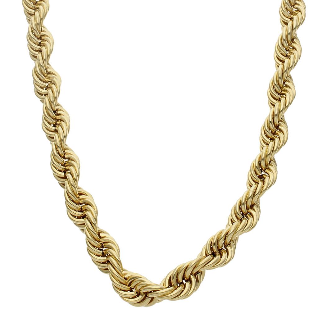 CORDON ORO 18KL SALOMONICO - 10MM - Longitud - Peso: 60cm-71.30 gr 