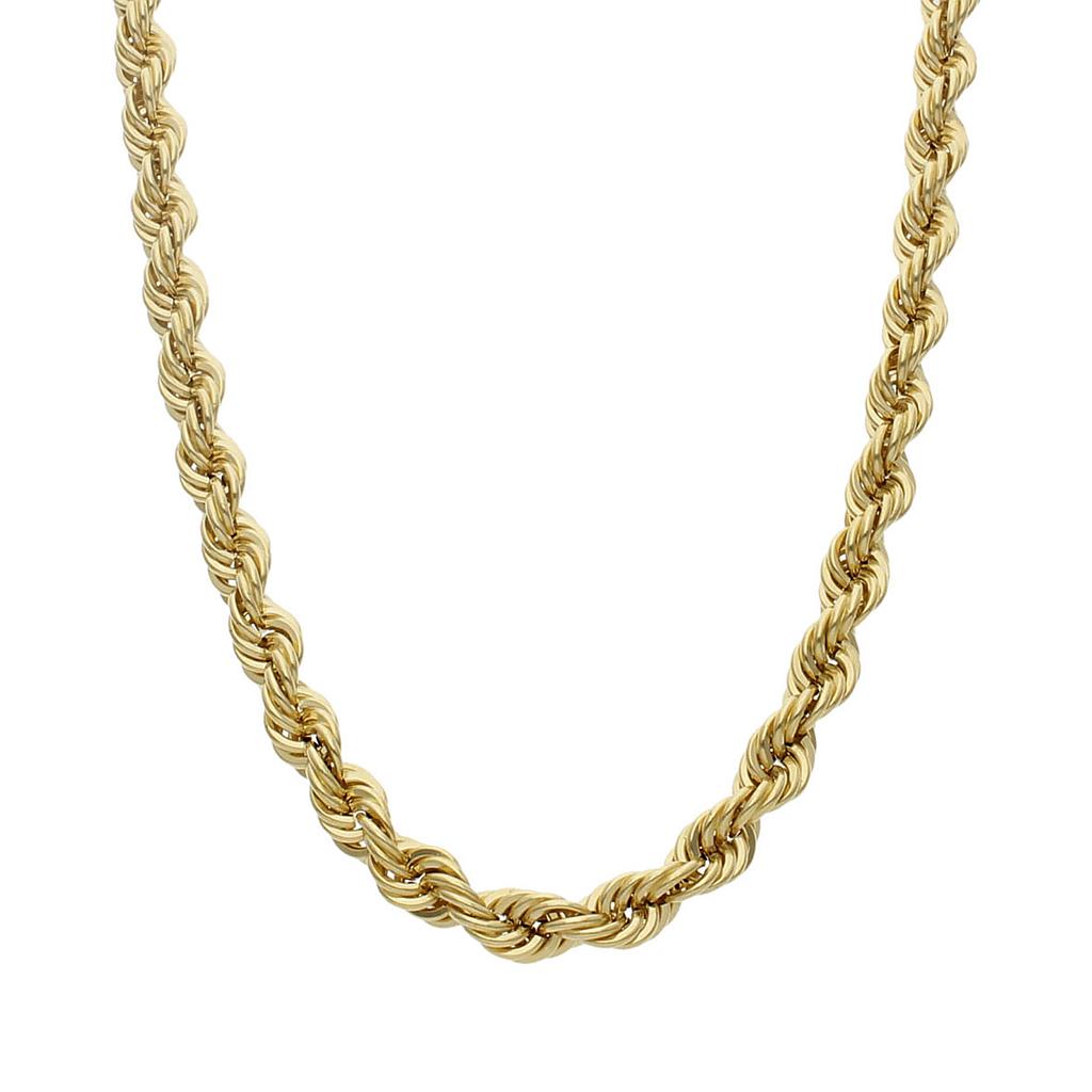 CORDON ORO 18KL SALOMONICO - 7.50MM - Longitud - Peso: 60cm-39.85 gr 