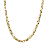 CORDON ORO 18KL SALOMONICO TALLADO -5.50MM - Longitud - Peso: 50cm-26.70 gr 
