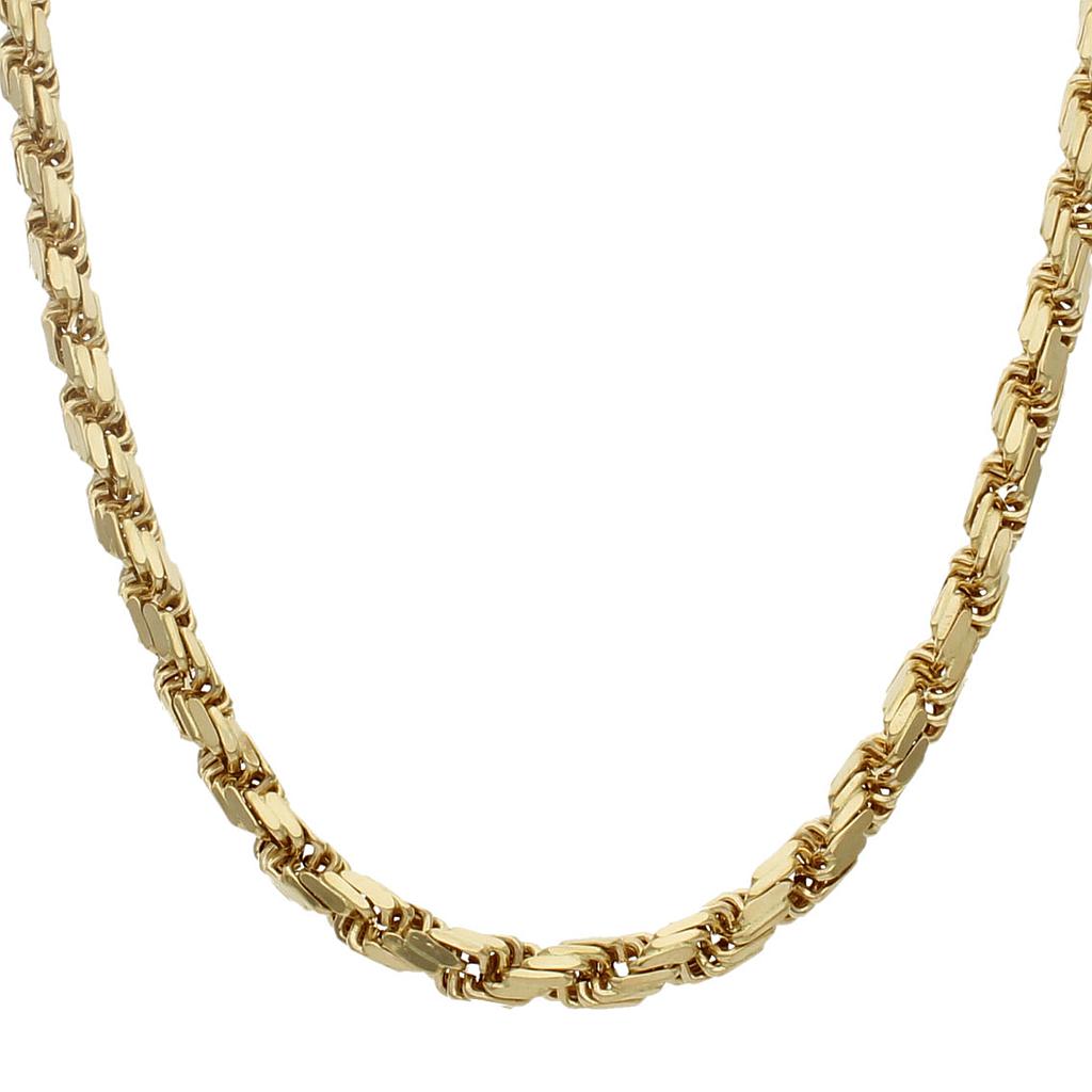 CORDON ORO 18KL SALOMONICO TALLADO -6.50MM - Longitud - Peso: 50cm-36.75 gr 