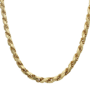 CORDON ORO 18KL SALOMONICO TALLADO -6.50MM - Longitud - Peso: 50cm-37.10 gr 