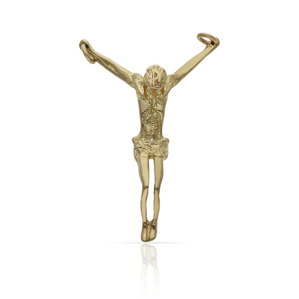 CRISTO DALI ORO 18KL - 18X28MM - Peso: 2.10 gr 