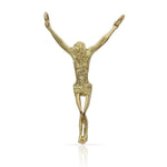 CRISTO DALI ORO 18KL - 19X34MM - Peso: 3.75 gr 